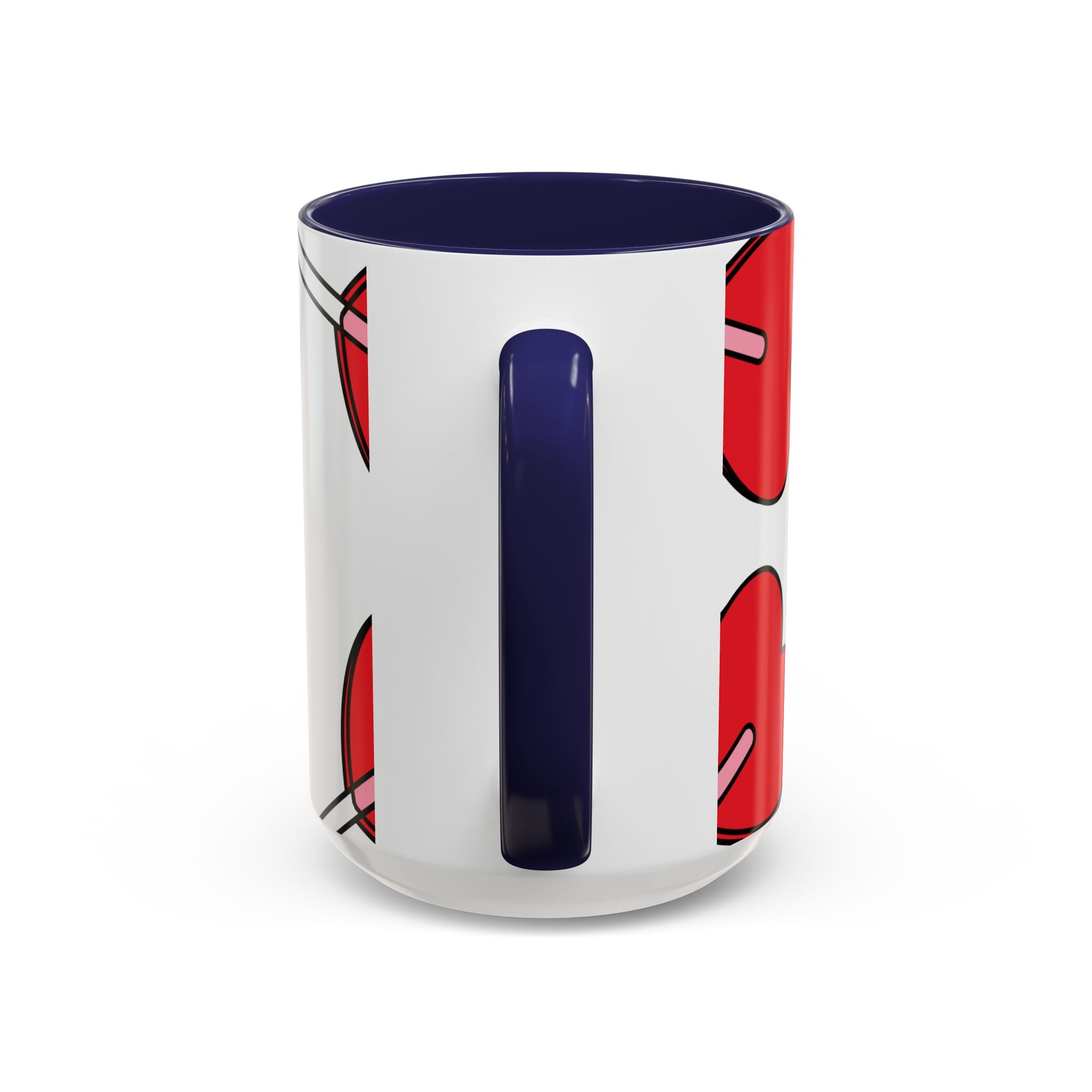 Heart Lollipop Coffee Mug — Cute Valentine’s Day Accent Mug (11/15oz)