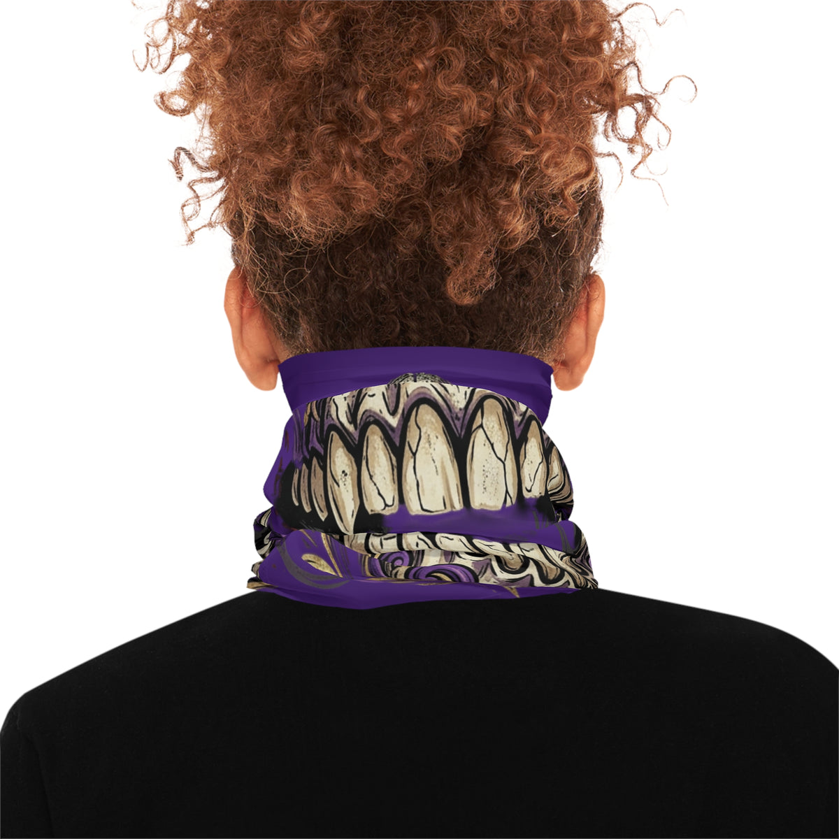 Braga de cuello de cómic de telaraña — Mascarilla ligera de superhéroe