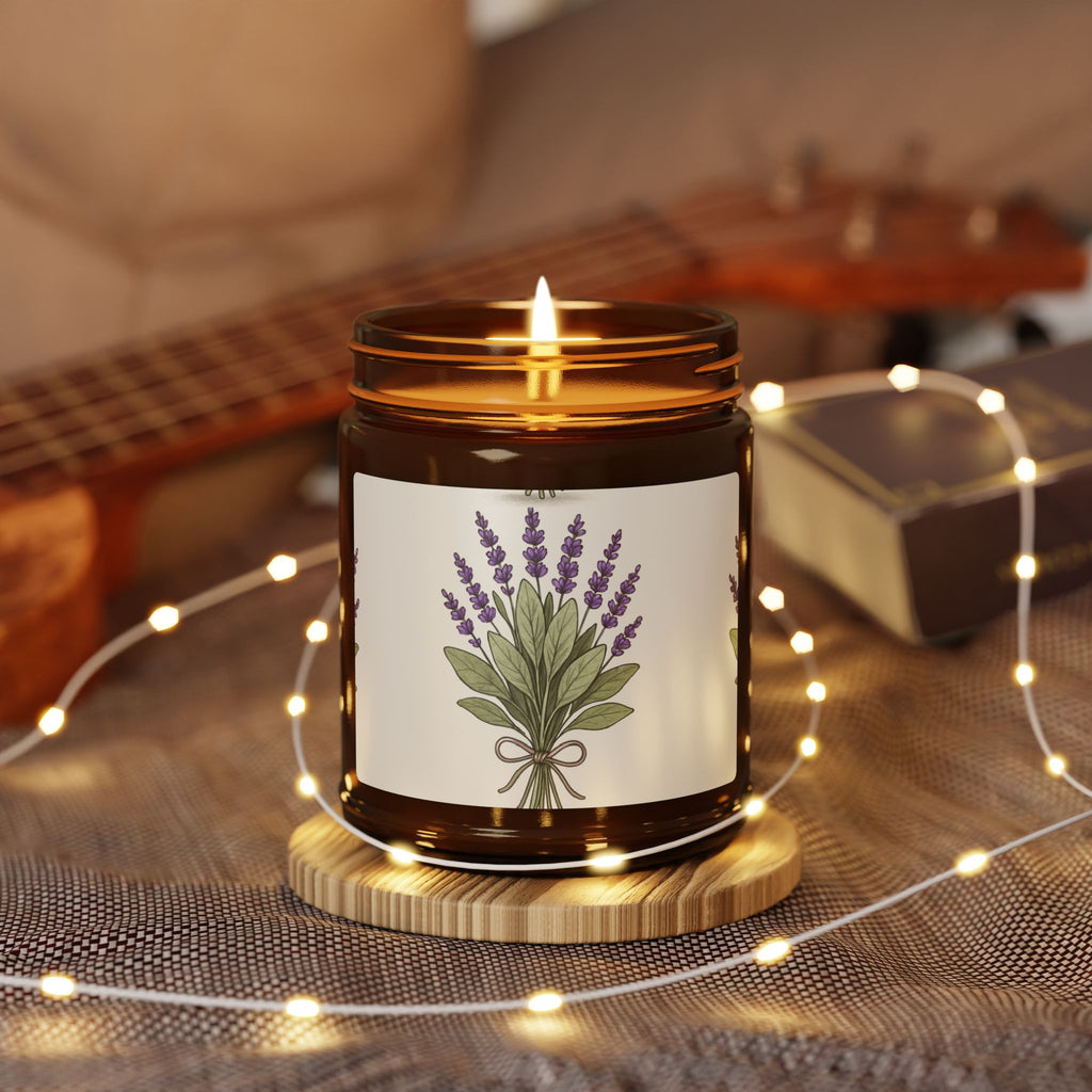 Lavender Scented Soy Candle - Cozy Home Decor, Aromatherapy Gift, Relaxation, Wedding Favors, Eco-Friendly