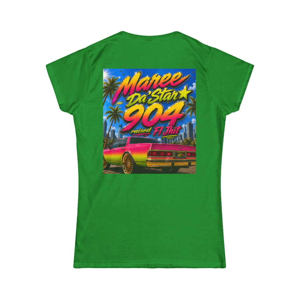 Retro Miami Rap Tee – "Freaknik 26 / Maree Da Stax 904" Graphic Women's T-Shirt