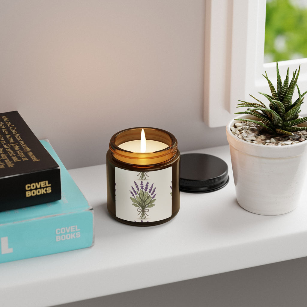 Lavender Scented Soy Candle - Cozy Home Decor, Aromatherapy Gift, Relaxation, Wedding Favors, Eco-Friendly