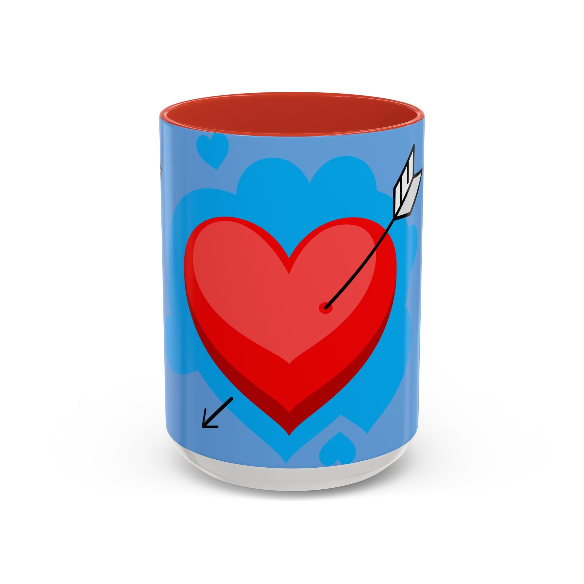Valentine Coffee Mug — "Be My Valentine" Pink Heart Accent Mug (11/15oz)