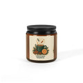 Cozy Christmas Scented Soy Candle - Amber Jar, Holiday Gift, Home Decor, Relaxation, Aromatherapy, Seasonal Décor