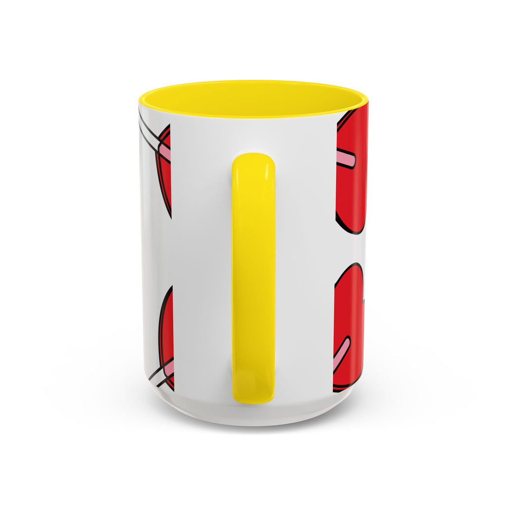 Heart Lollipop Coffee Mug — Cute Valentine’s Day Accent Mug (11/15oz)