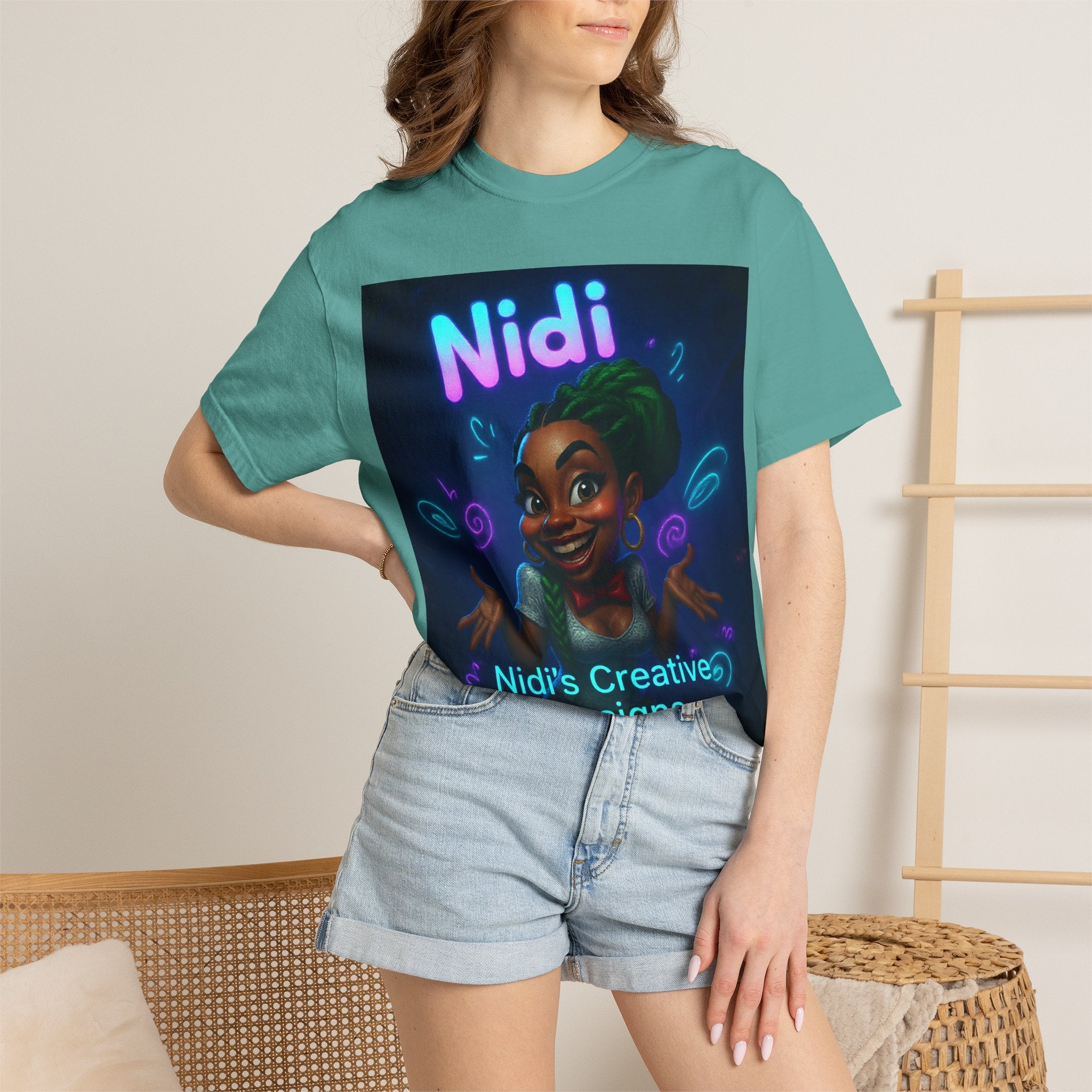Nidi's Creative Designs T-Shirt — Nidi & NCD Logo Graphic Tee