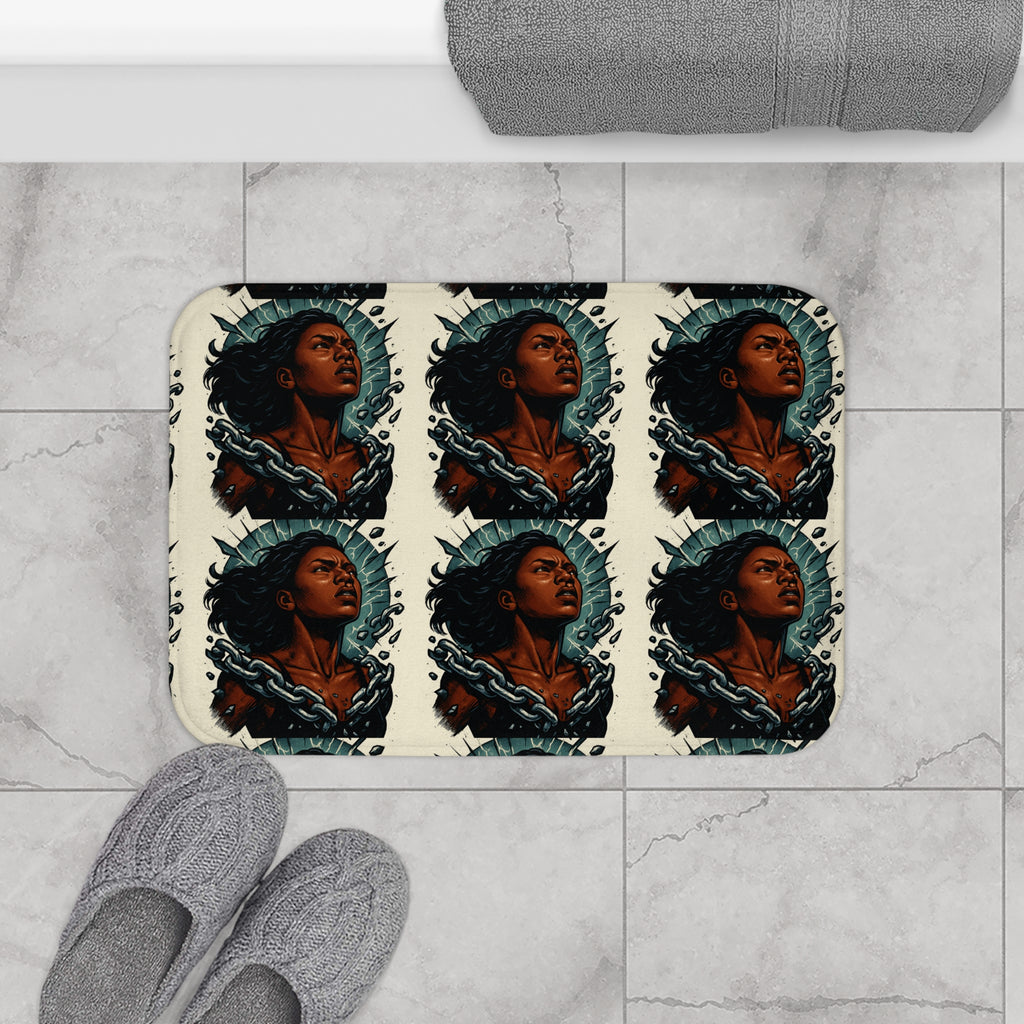 Alfombrilla de baño Mujer Empoderada, Decoración de Baño Inspiradora, Regalo para Ella, Cuidado Personal, Acentos Bohemios para el Hogar, Accesorios de Baño Motivacionales