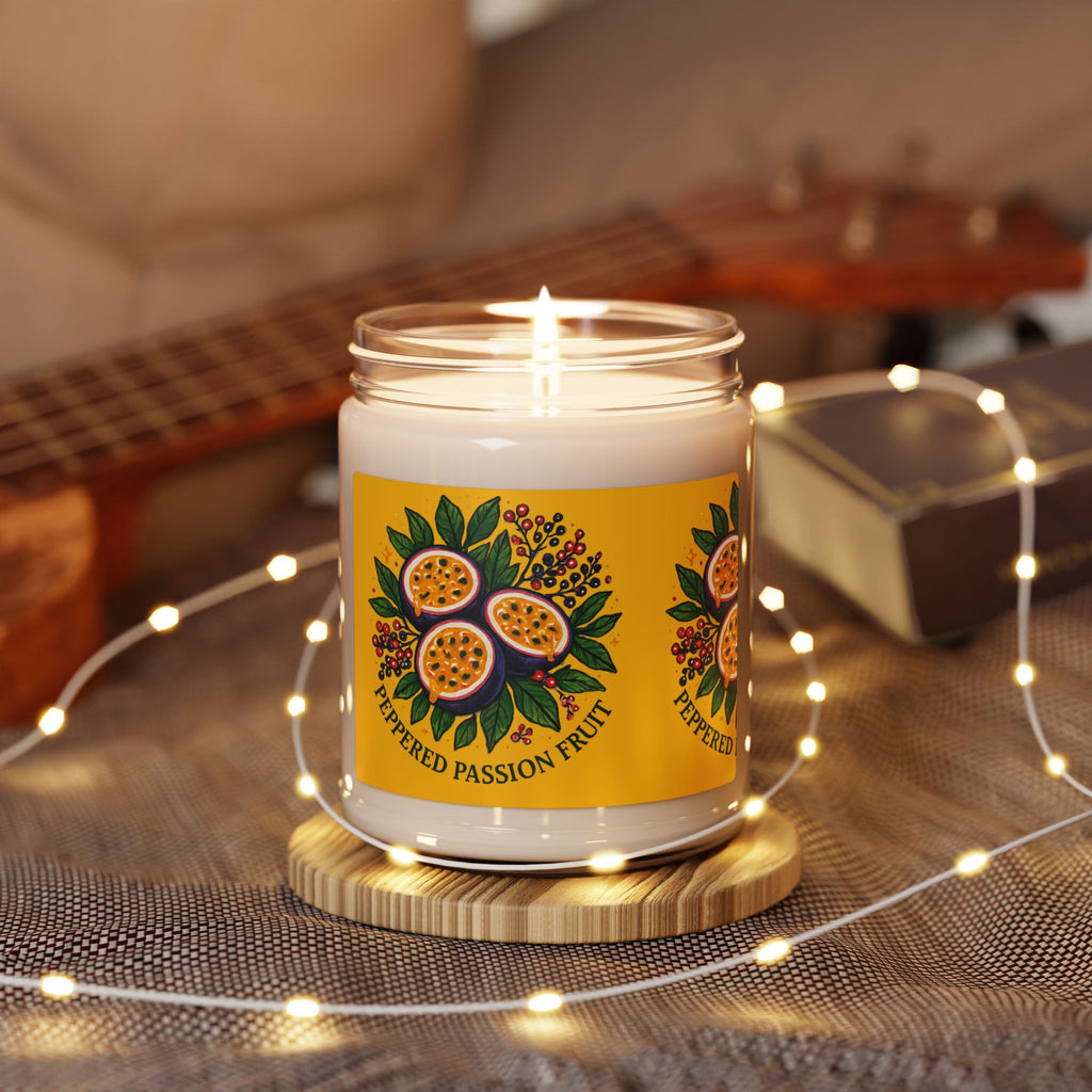 Passion Fruit Scented Soy Candle | Relaxing Home Decor | Gift for Her | Aromatherapy | Eco-Friendly Candle