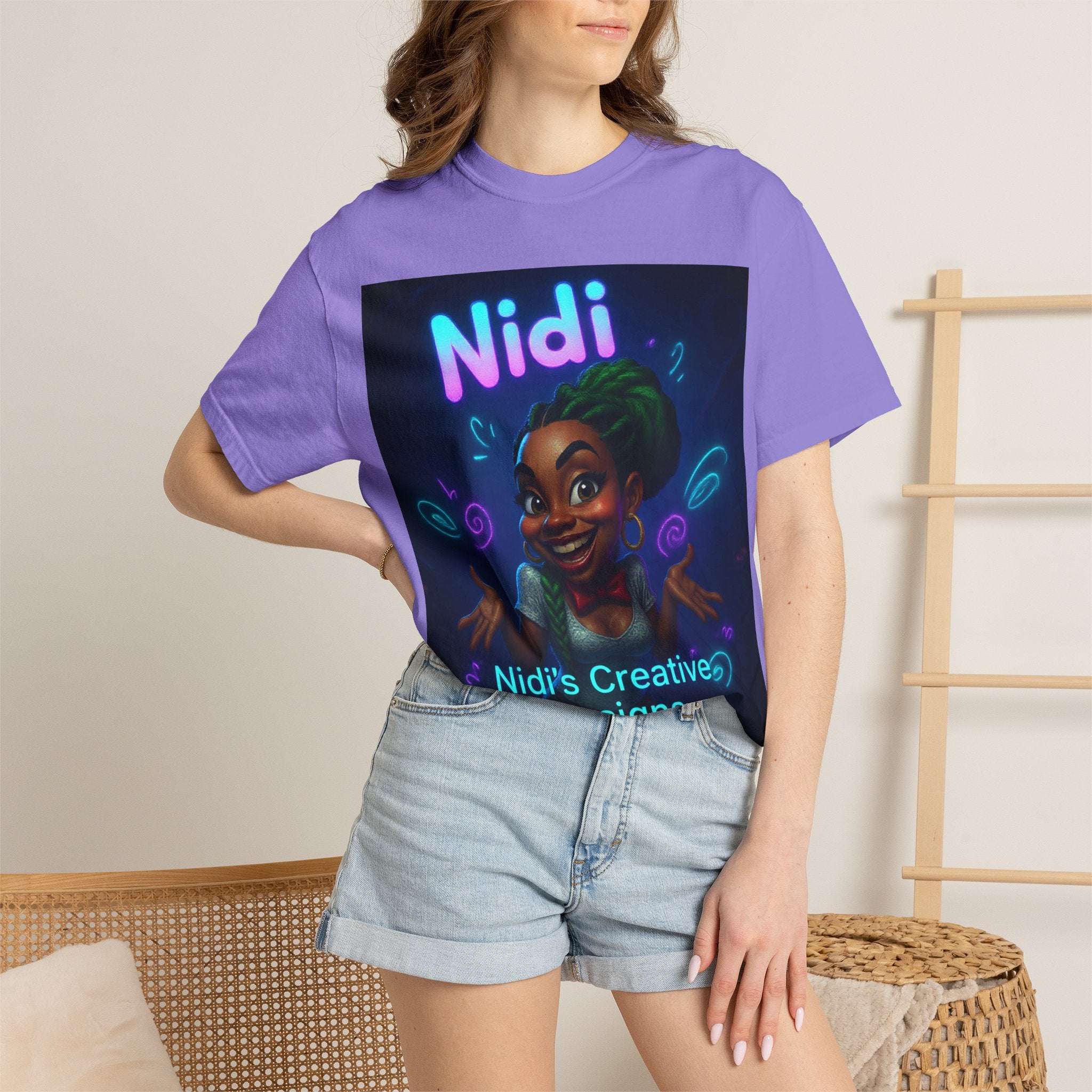 Nidi's Creative Designs T-Shirt — Nidi & NCD Logo Graphic Tee