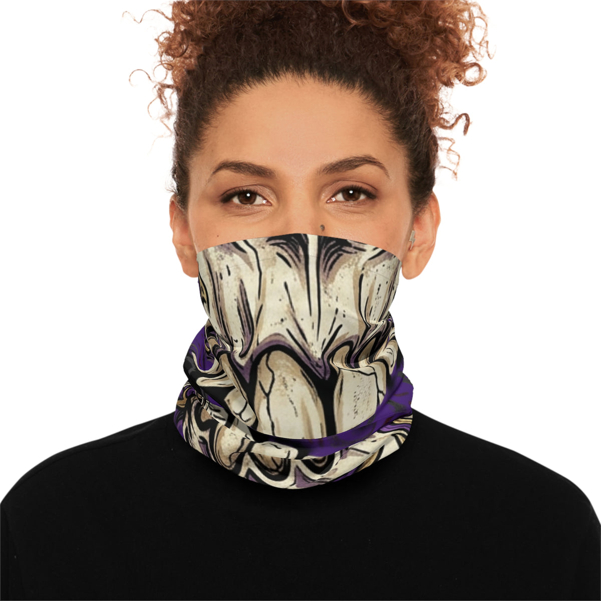 Braga de cuello de cómic de telaraña — Mascarilla ligera de superhéroe