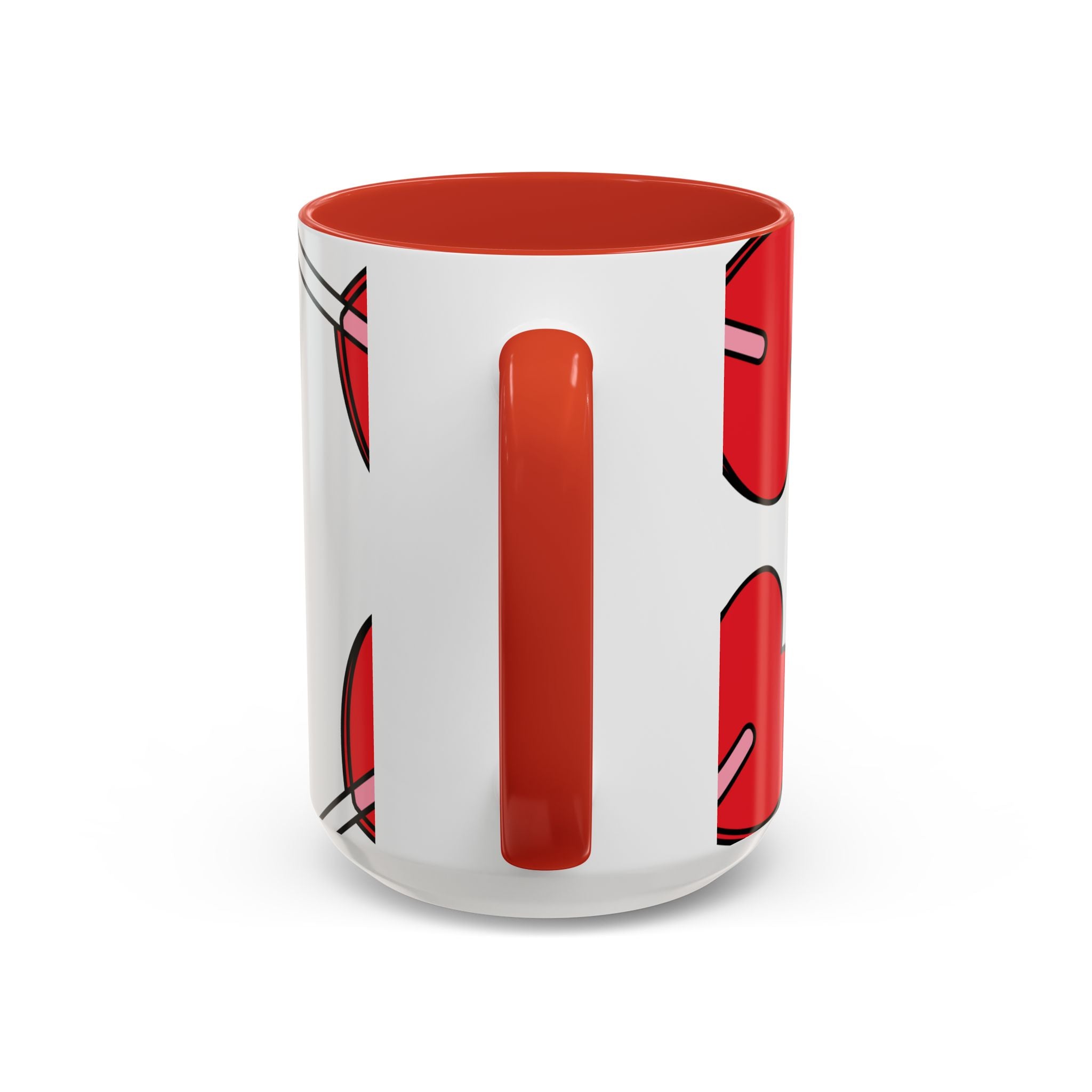 Heart Lollipop Coffee Mug — Cute Valentine’s Day Accent Mug (11/15oz)