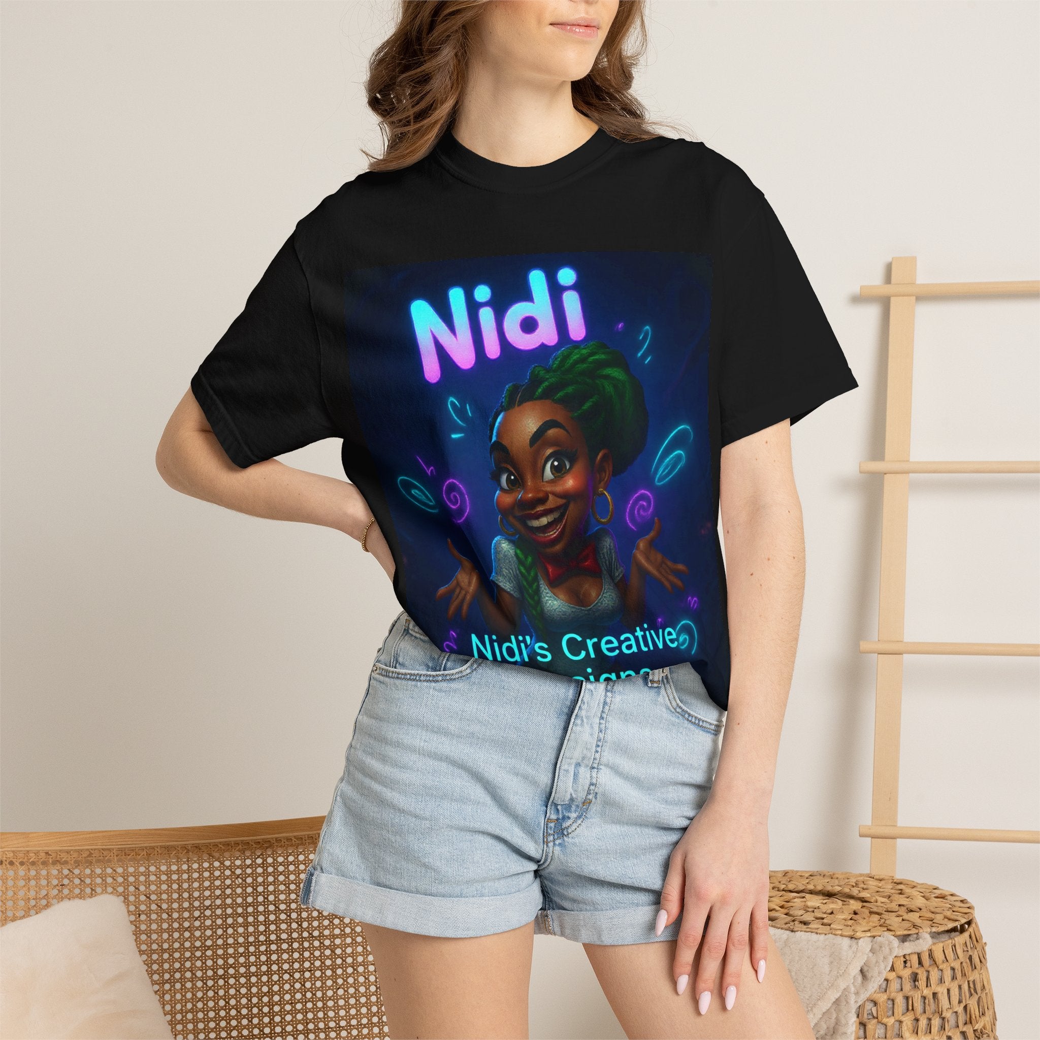 Nidi's Creative Designs T-Shirt — Nidi & NCD Logo Graphic Tee