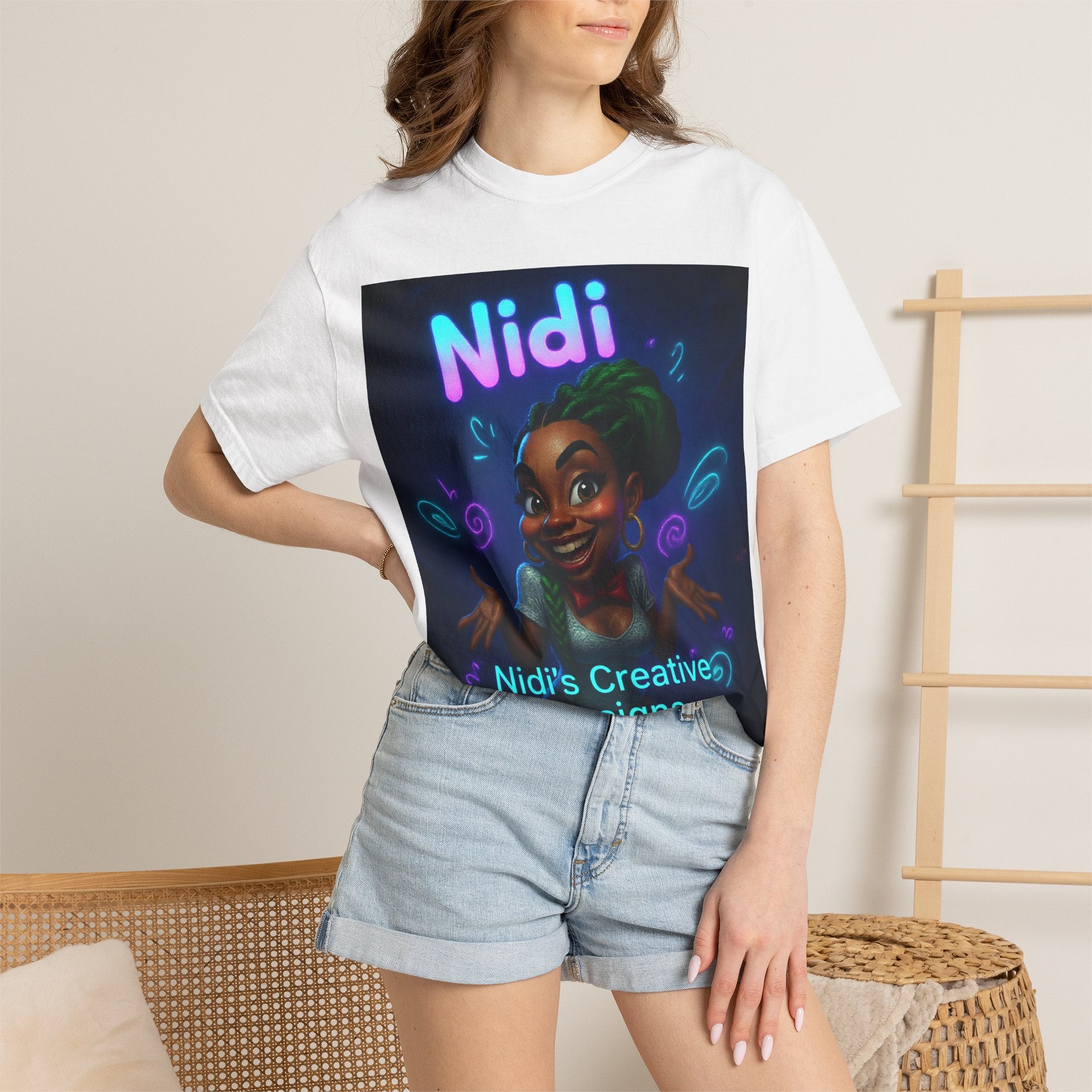 Nidi's Creative Designs T-Shirt — Nidi & NCD Logo Graphic Tee