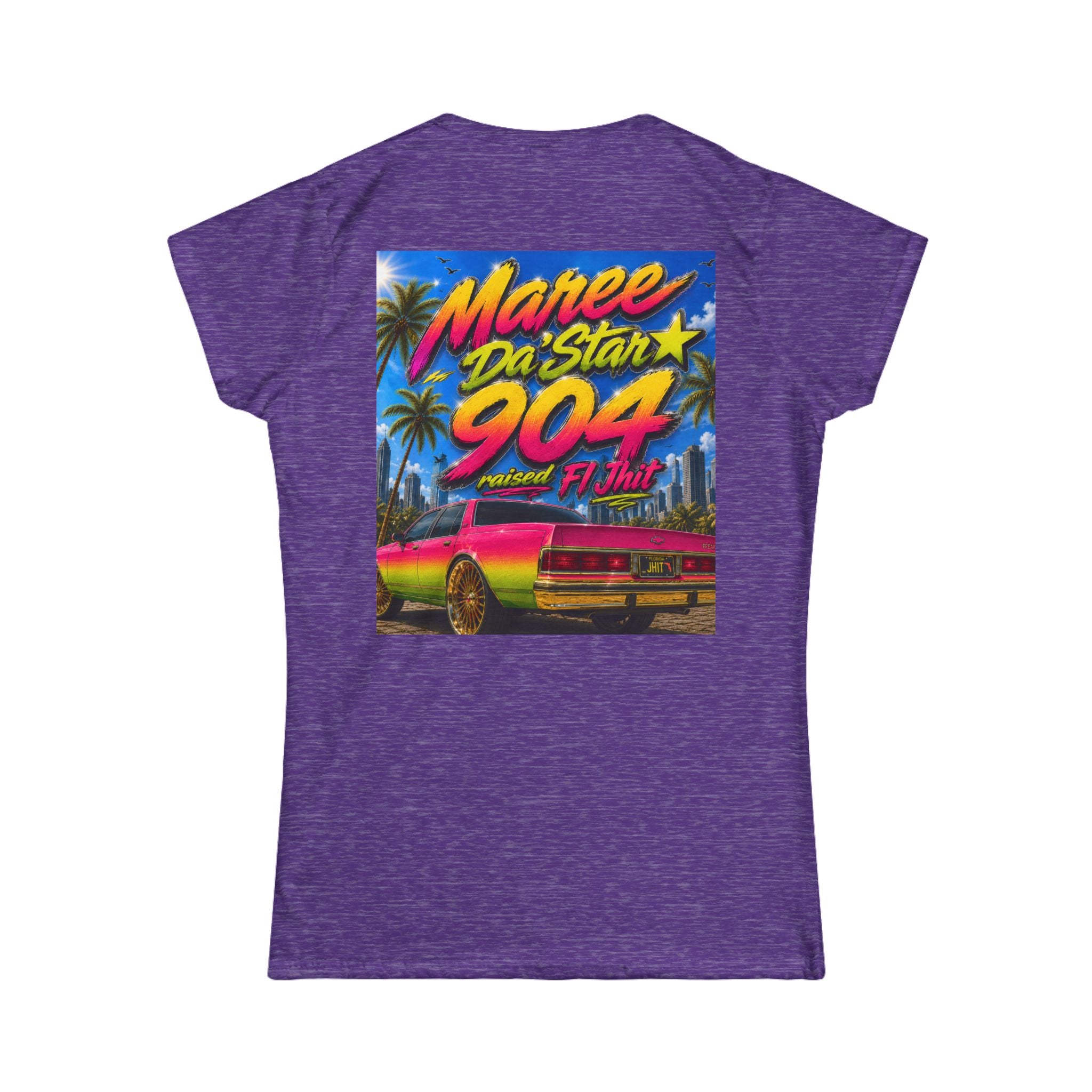 Retro Miami Rap Tee – "Freaknik 26 / Maree Da Stax 904" Graphic Women's T-Shirt