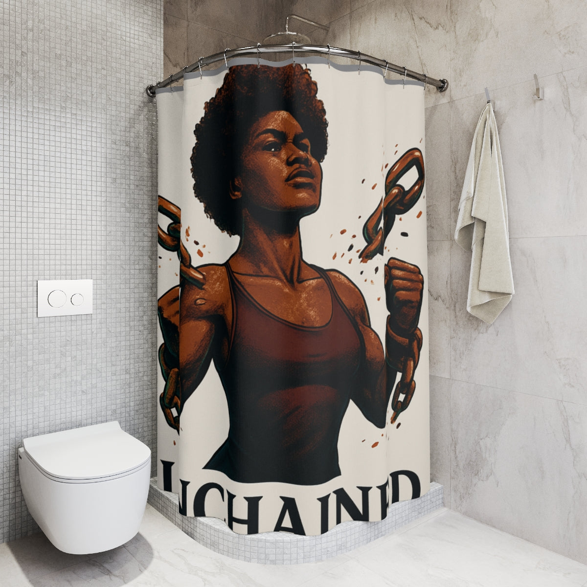 Unchained Premium Shower Curtain