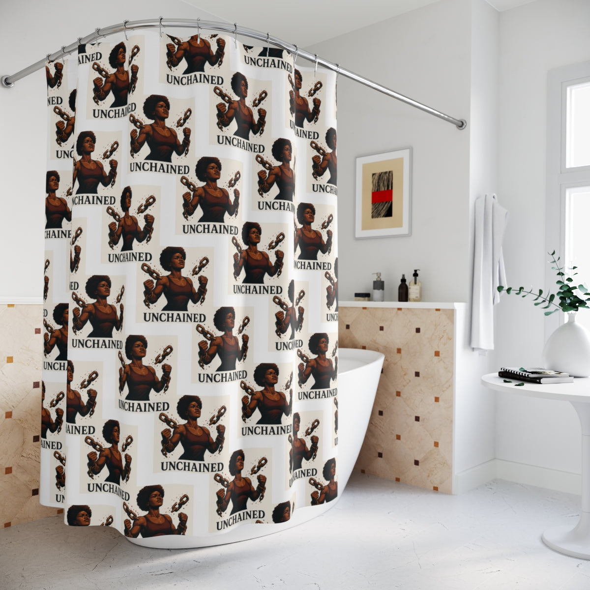 Unchained Premium Shower Curtain